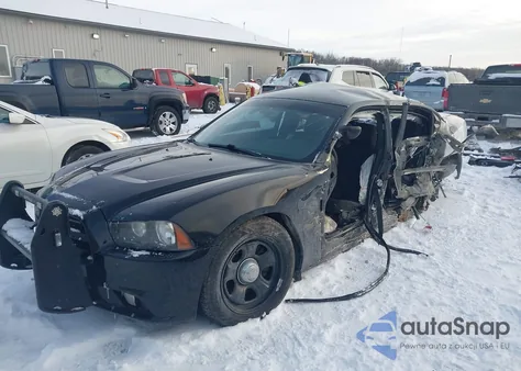 2012 Dodge Charger Police из США, поврежденный, VIN 2C3CDXAT1CH190513